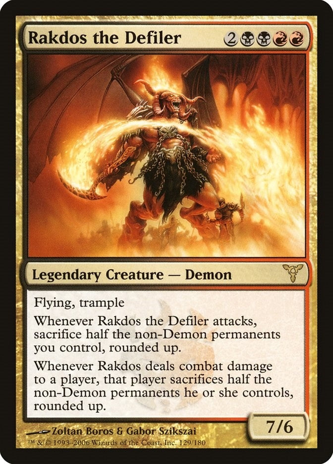 Image for Rakdos the Defiler (129) (DIS) - Magic: The Gathering