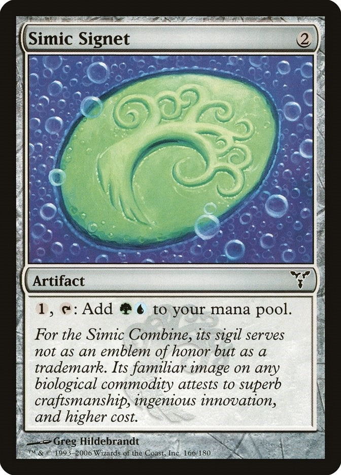 Image for Simic Signet (166) (DIS) - Magic: The Gathering