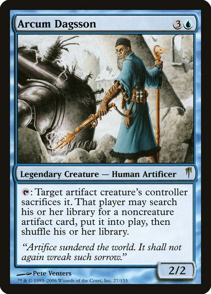 Image for Arcum Dagsson (27) (CSP) - Magic: The Gathering