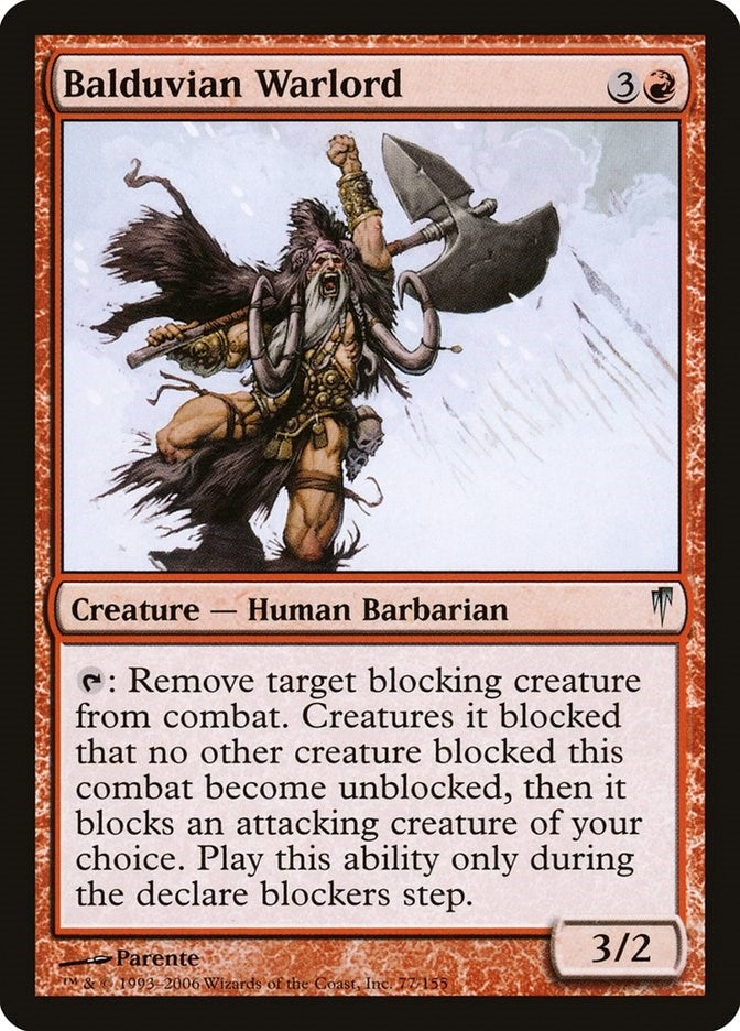 Image for Balduvian Warlord (77) (CSP) - Magic: The Gathering