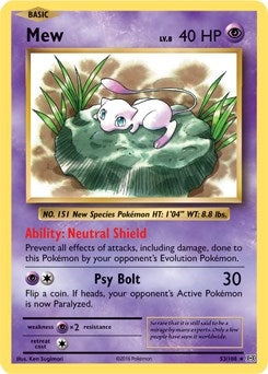 Mew - 53/108 (XY Evolutions) (053/108) (PR)
