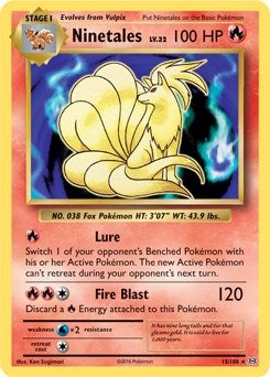 Ninetales - 15/108 (XY Evolutions) (Non-Holo) (015/108) (PR)