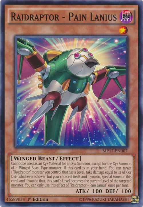 Raidraptor - Pain Lanius (MP17-EN007) (MP17)