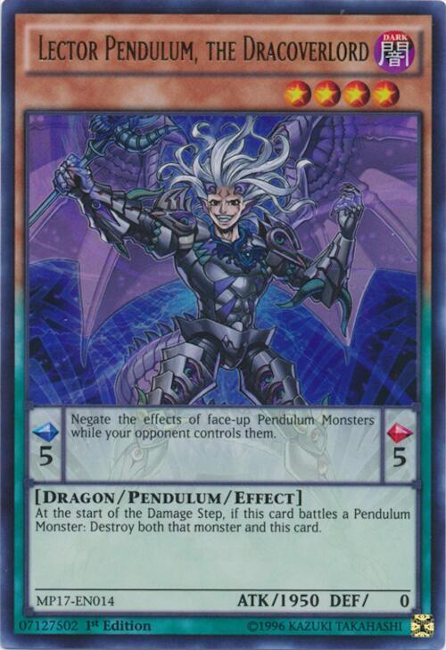 Lector Pendulum, the Dracoverlord (MP17-EN014) (MP17)