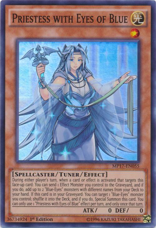 Priestess with Eyes of Blue (MP17-EN055) (MP17)