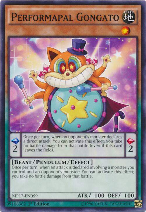 Performapal Gongato (MP17-EN059) (MP17)