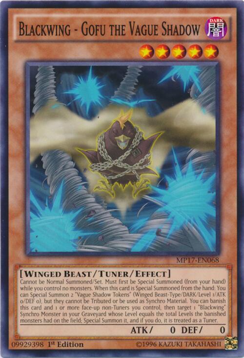 Blackwing - Gofu the Vague Shadow (MP17-EN068) (MP17)