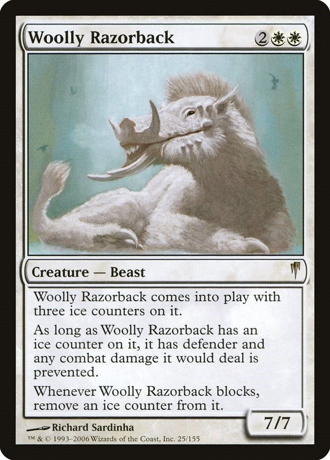 Image for Woolly Razorback (25) (CSP) - Magic: The Gathering