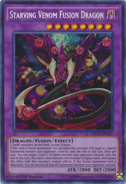 Starving Venom Fusion Dragon (MP17-EN147) (MP17)