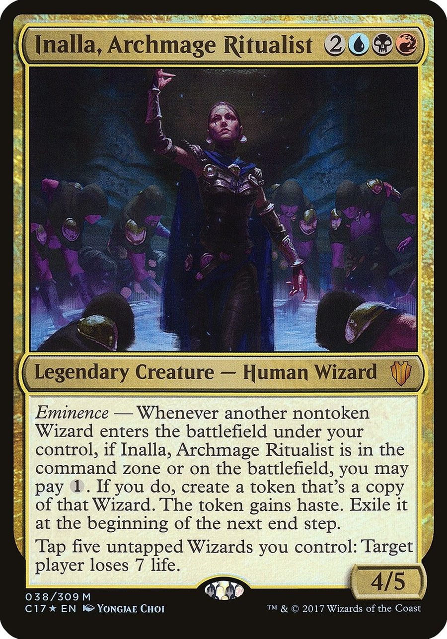 Inalla, Archmage Ritualist (Commander 2017) (38) (OVER)