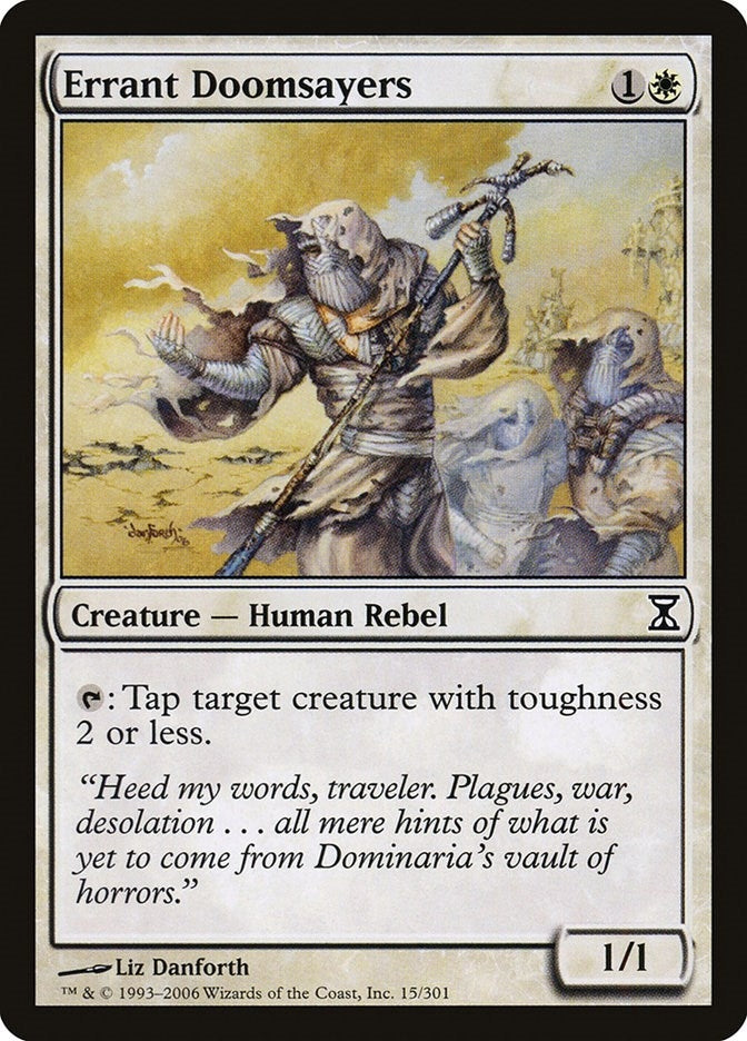 Image for Errant Doomsayers (15) (TSP) - Magic: The Gathering
