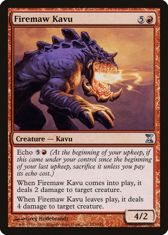 Image for Firemaw Kavu (153) (TSP) - Magic: The Gathering