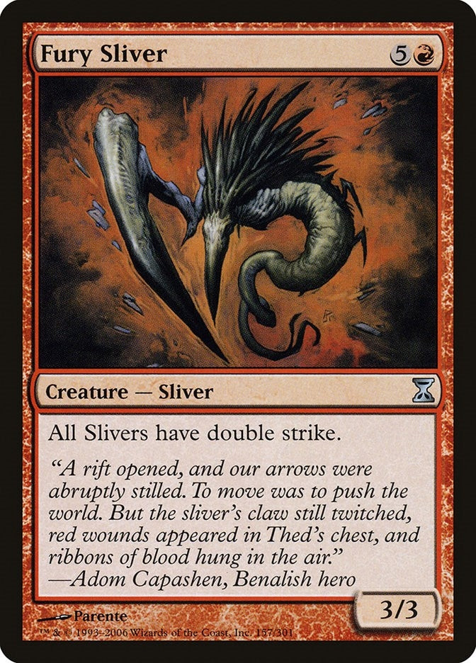 Image for Fury Sliver (157) (TSP) - Magic: The Gathering