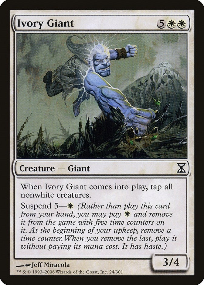 Image for Ivory Giant (24) (TSP) - Magic: The Gathering