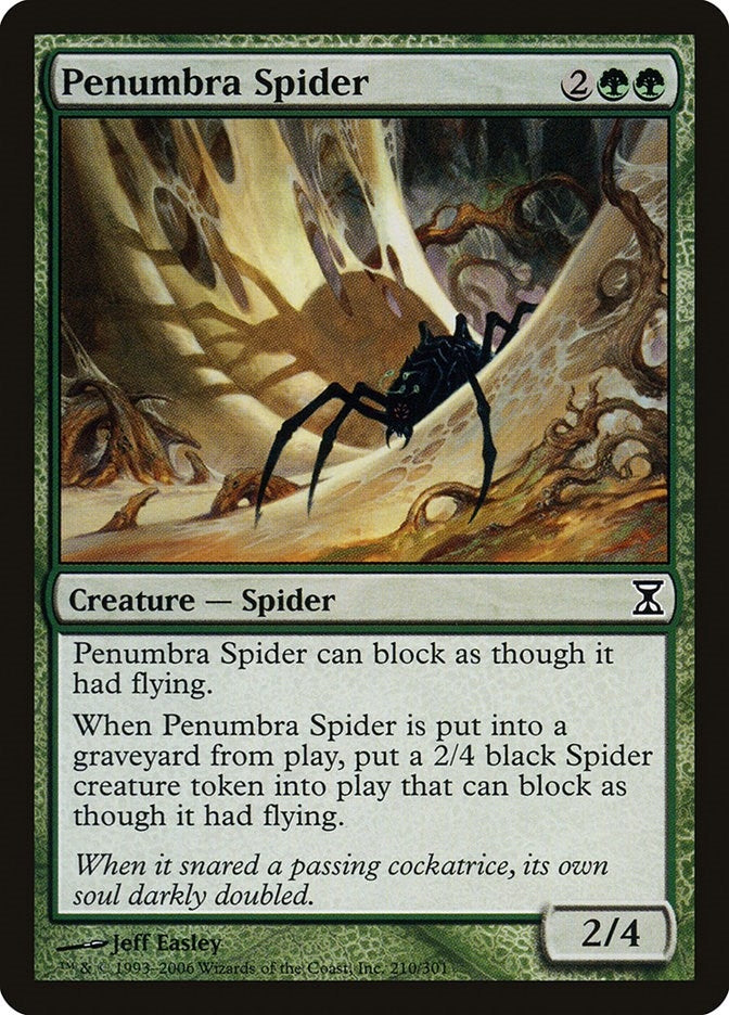 Image for Penumbra Spider (210) (TSP) - Magic: The Gathering