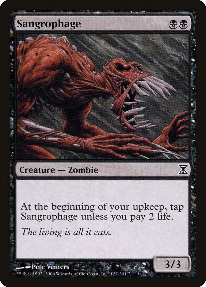 Image for Sangrophage (127) (TSP) - Magic: The Gathering