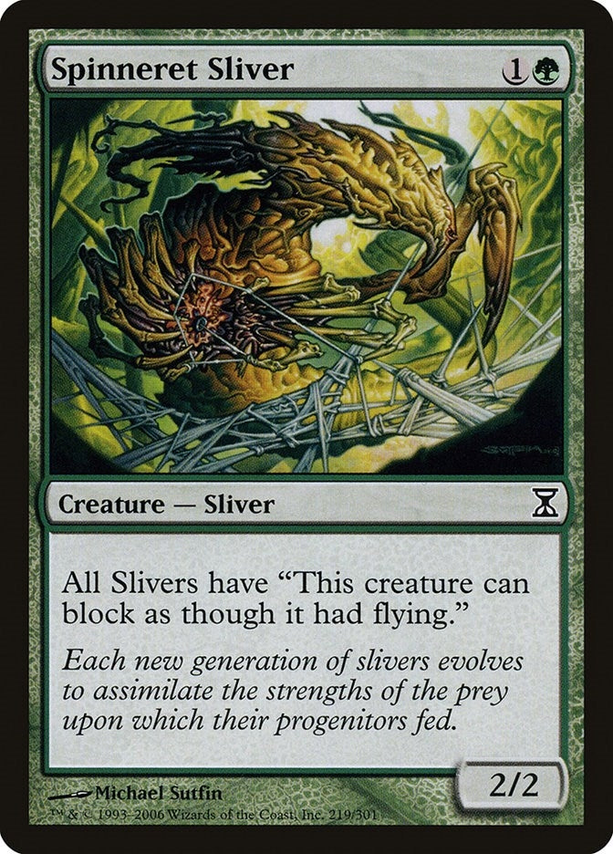Image for Spinneret Sliver (219) (TSP) - Magic: The Gathering