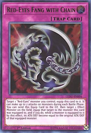 Red-Eyes Fang with Chain (LEDU-EN004) (LEDU)
