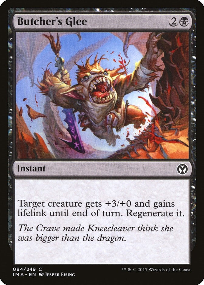 Image for Butcher's Glee (84) (IMA) - Magic: The Gathering