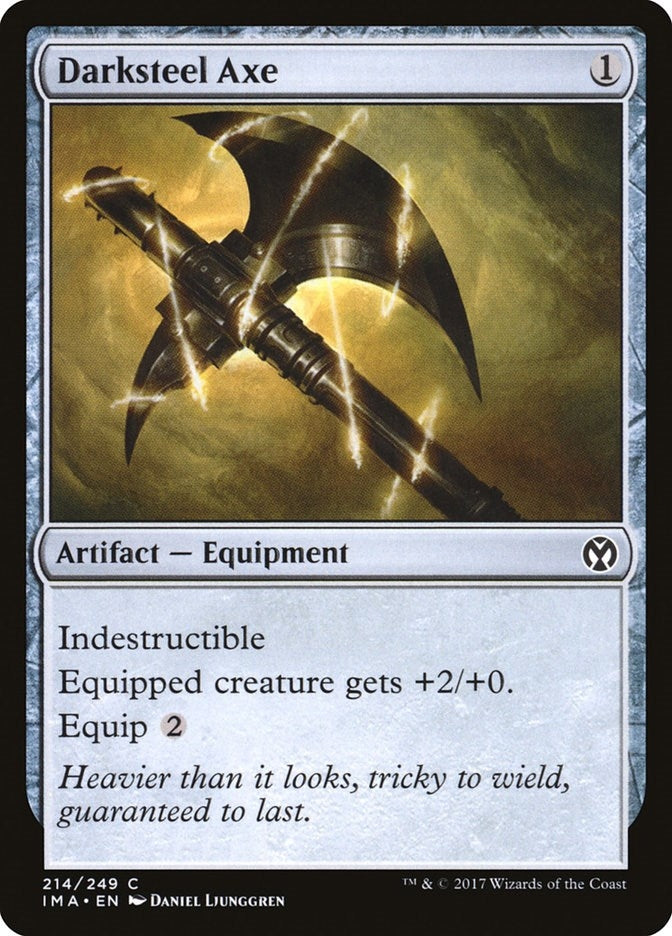 Image for Darksteel Axe (214) (IMA) - Magic: The Gathering