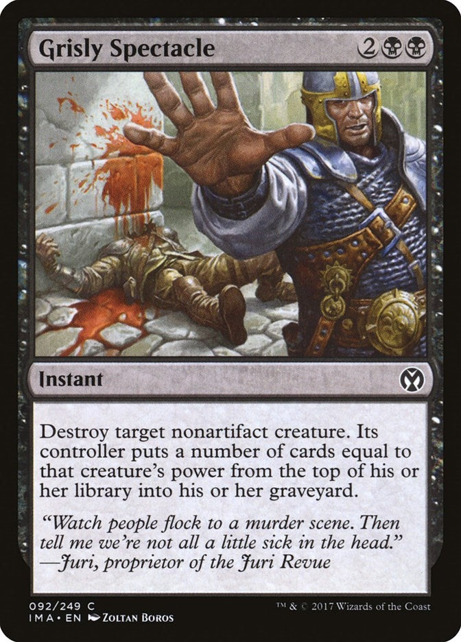 Image for Grisly Spectacle (92) (IMA) - Magic: The Gathering