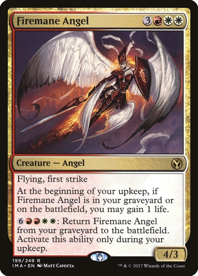 Image for Firemane Angel (199) (IMA) - Magic: The Gathering