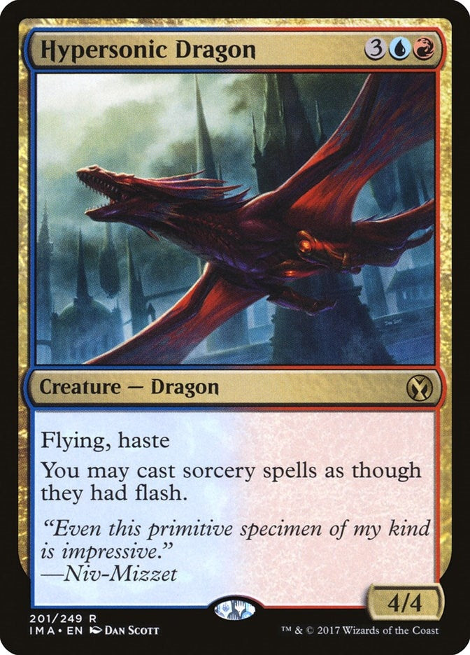 Image for Hypersonic Dragon (201) (IMA) - Magic: The Gathering