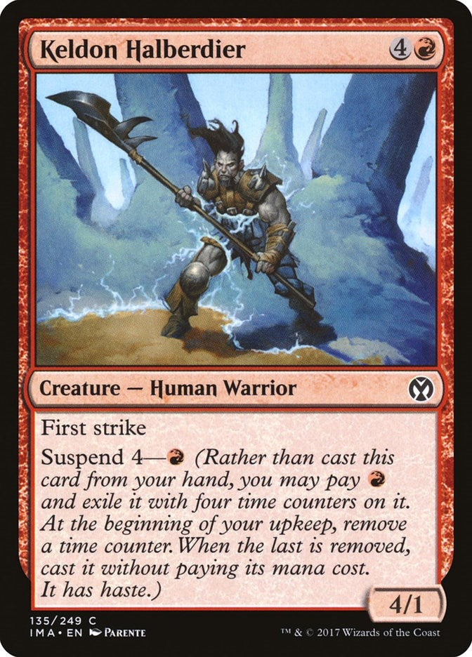 Image for Keldon Halberdier (135) (IMA) - Magic: The Gathering