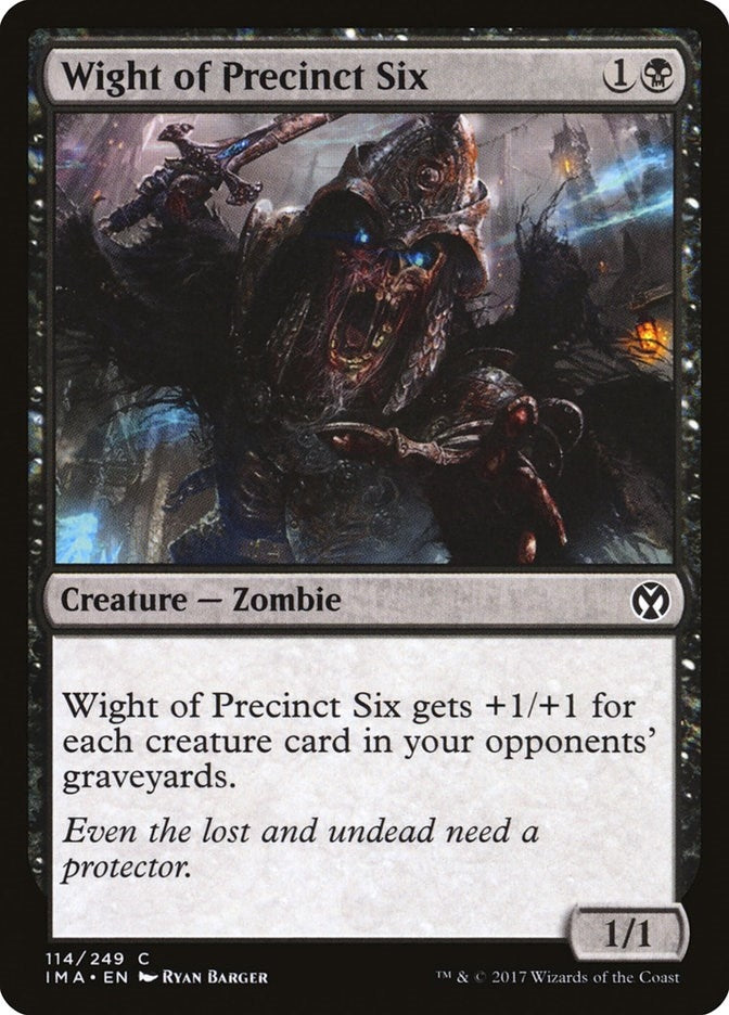 Image for Wight of Precinct Six (114) (IMA) - Magic: The Gathering