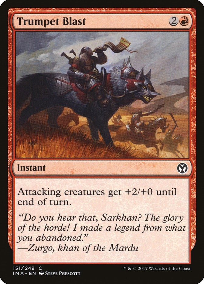 Image for Trumpet Blast (151) (IMA) - Magic: The Gathering