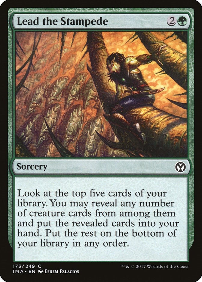 Image for Lead the Stampede (173) (IMA) - Magic: The Gathering