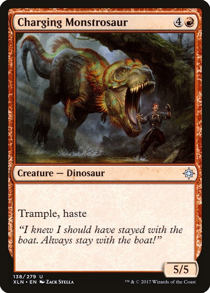 Image for Charging Monstrosaur (138) (XLN) - Magic: The Gathering