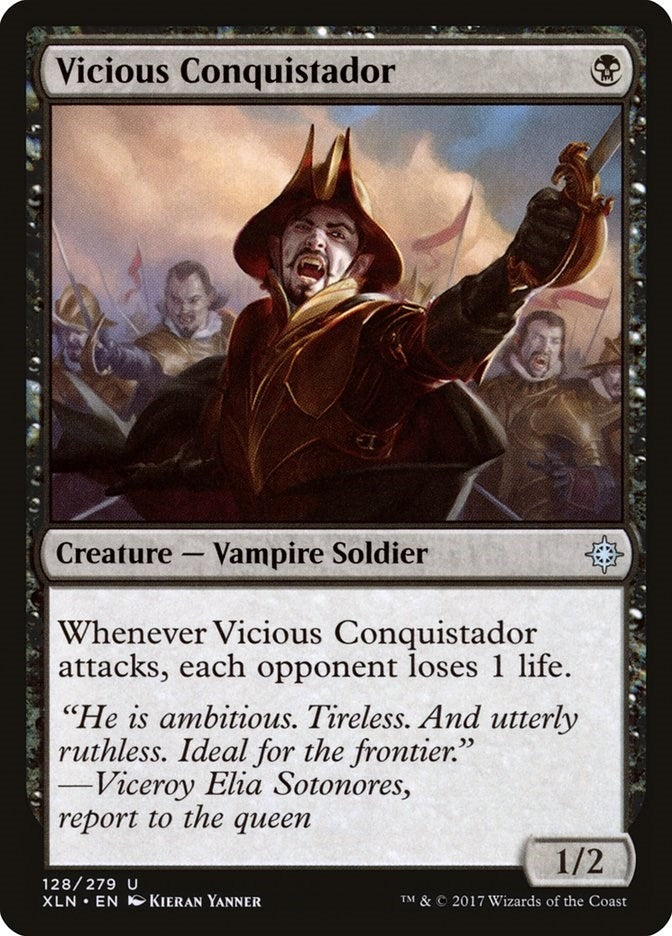 Image for Vicious Conquistador (128) (XLN) - Magic: The Gathering