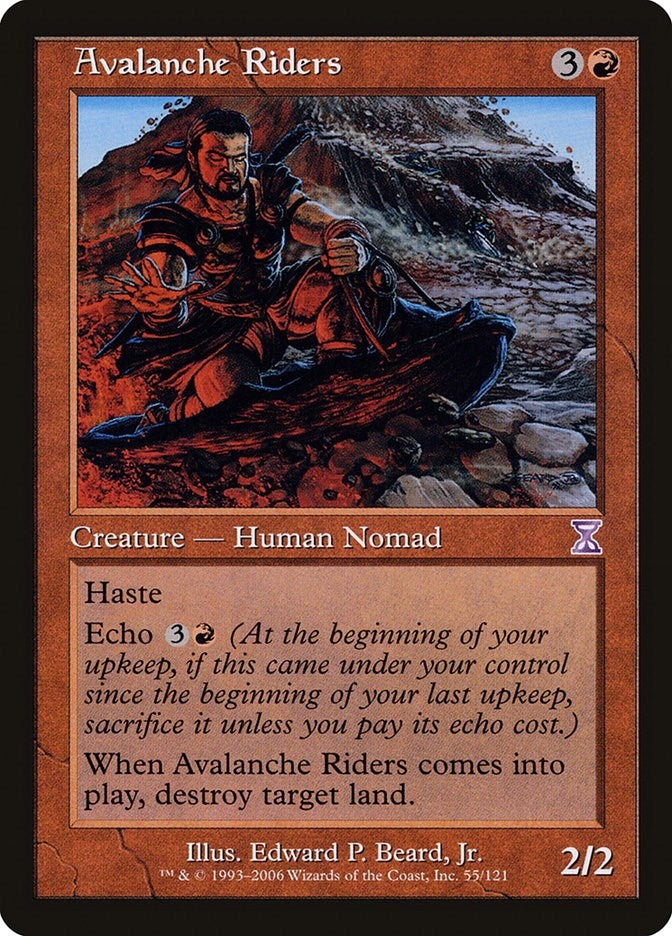 Image for Avalanche Riders (55) (TSB) - Magic: The Gathering