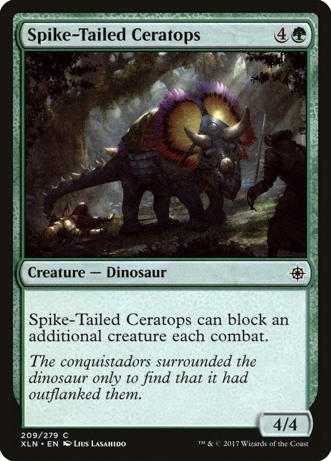 Image for Spike-Tailed Ceratops (209) (XLN) - Magic: The Gathering
