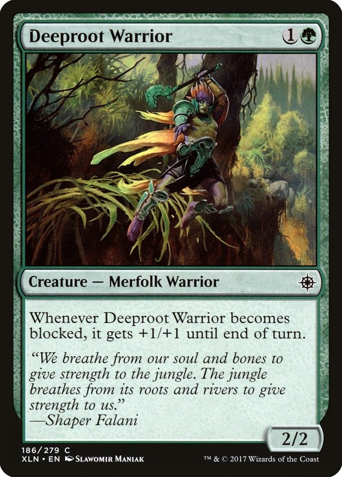 Image for Deeproot Warrior (186) (XLN) - Magic: The Gathering