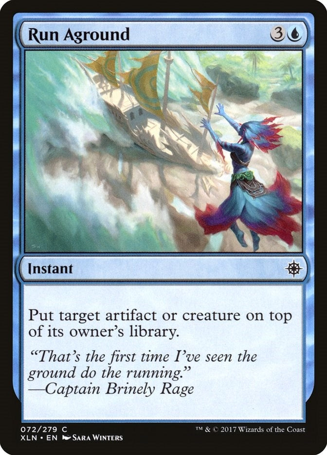 Image for Run Aground (72) (XLN) - Magic: The Gathering