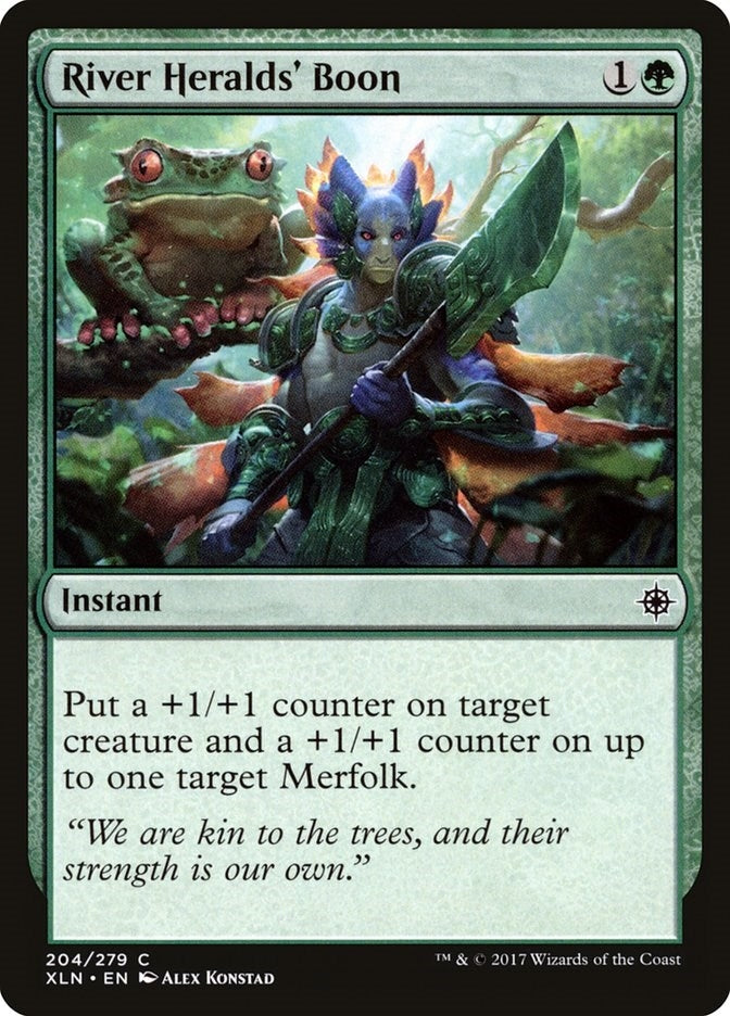 Image for River Heralds' Boon (204) (XLN) - Magic: The Gathering
