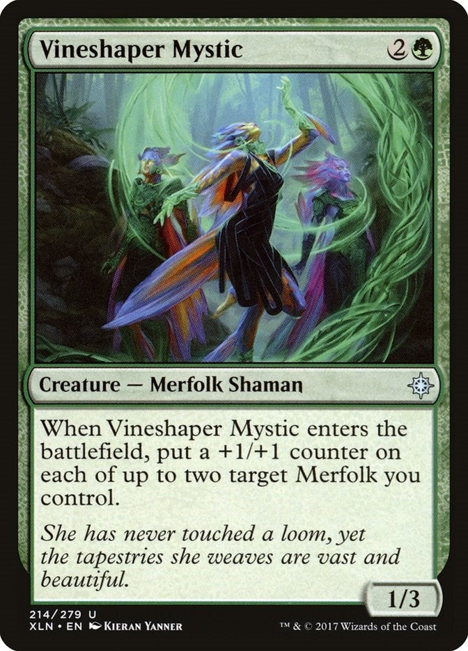 Image for Vineshaper Mystic (214) (XLN) - Magic: The Gathering