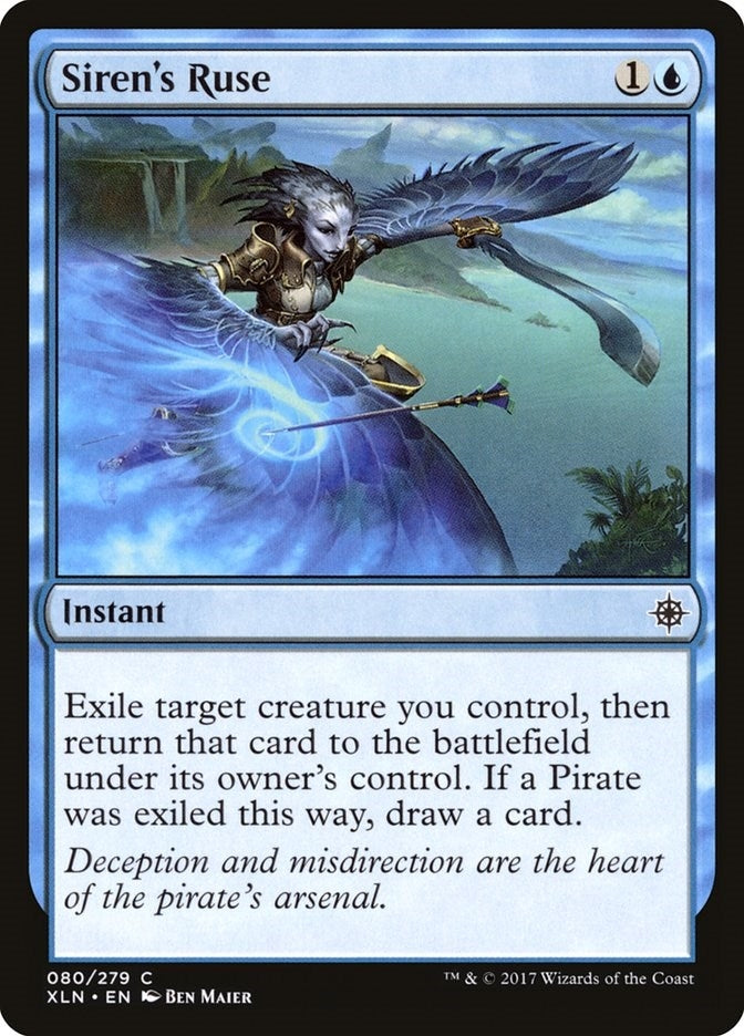 Image for Siren's Ruse (80) (XLN) - Magic: The Gathering