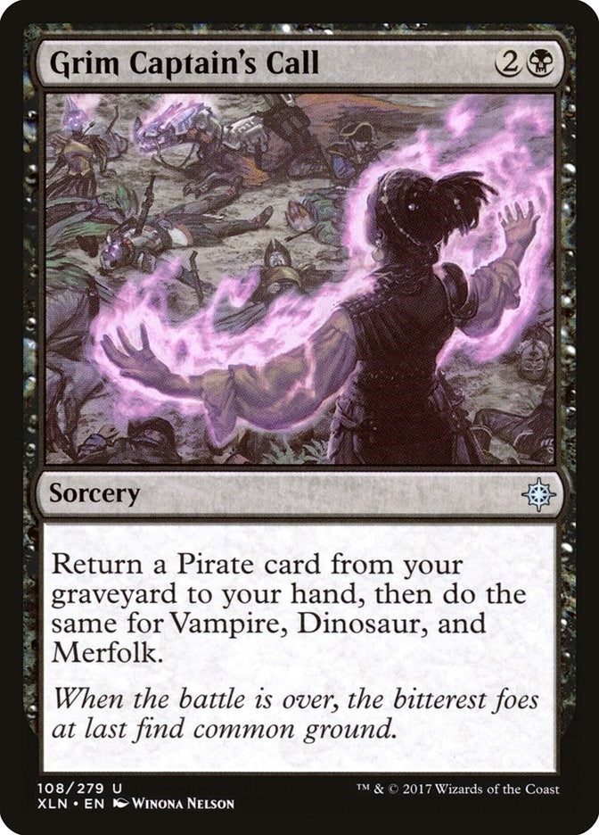 Image for Grim Captain's Call (108) (XLN) - Magic: The Gathering