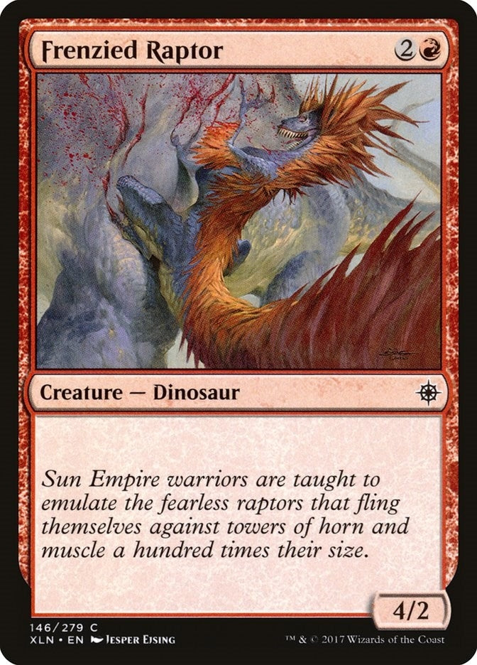 Image for Frenzied Raptor (146) (XLN) - Magic: The Gathering