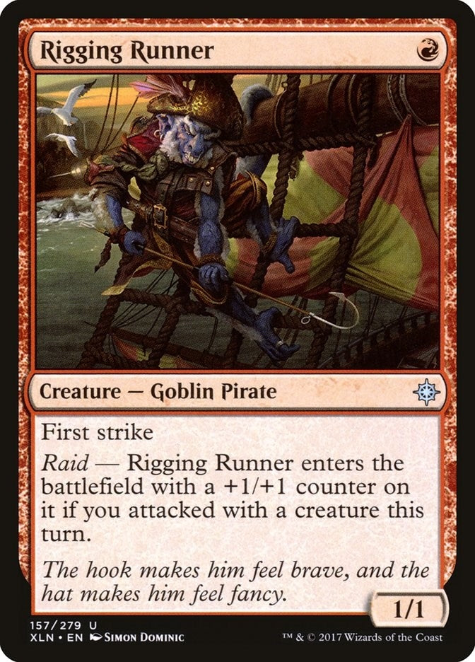Image for Rigging Runner (157) (XLN) - Magic: The Gathering