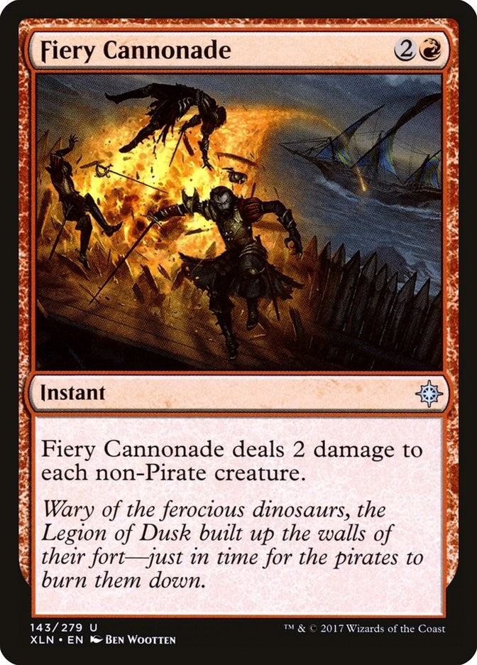 Image for Fiery Cannonade (143) (XLN) - Magic: The Gathering