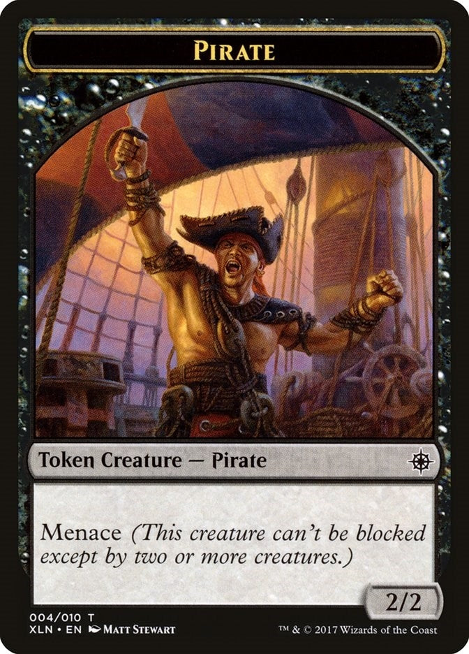 Image for Pirate Token (4) (XLN) - Magic: The Gathering