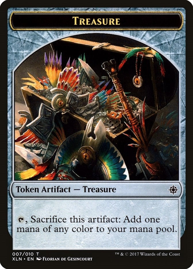 Image for Treasure Token (007) (7) (XLN) - Magic: The Gathering