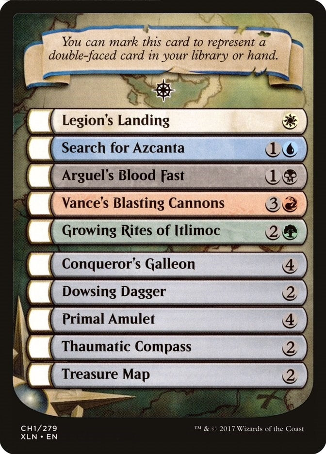 Image for Checklist Card - Ixalan (CH1) (XLN) - Magic: The Gathering