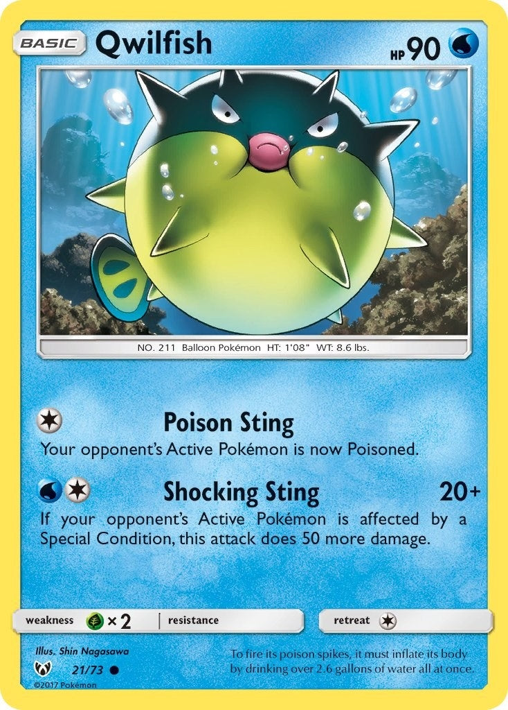 Qwilfish (21/73) (SHL)