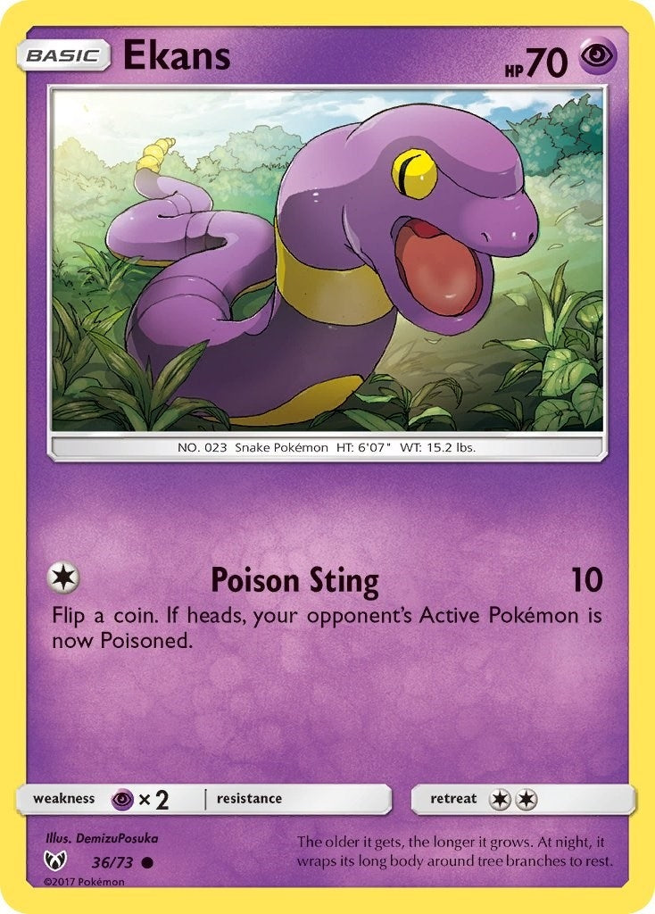 Ekans (36/73) (SHL)