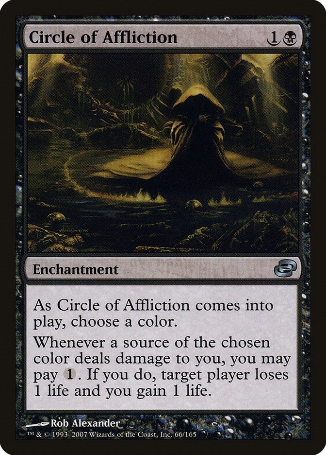 Image for Circle of Affliction (66) (PLC) - Magic: The Gathering